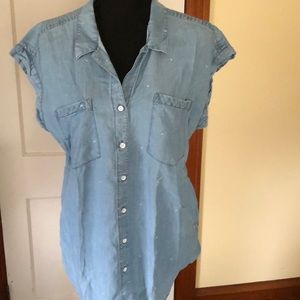 Jachs Girlfriend Jean cotton fabric top.